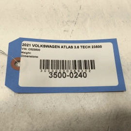 2020-2025 Volkswagen Atlas Release Opener Hood Cable OEM