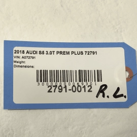 2018-2024 AUDI S5 A5 REAR LEFT OR RIGHT DOOR AUDIO TWEETER UPPER SPEAKER OEM 1PC