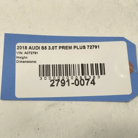 2018-2019 AUDI S5 SPORTBACK CENTER CONSOLE SHIFTER TRIM COVER OEM