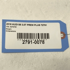 2018-2021 AUDI S5 SPORTBACK STEERING COLUMN MULTIFUNCTIONAL SWITCH OEM