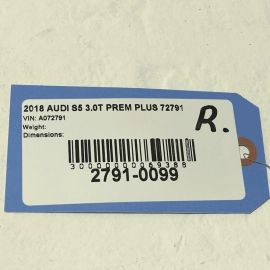 2018-2019 AUDI S5 FRONT RIGHT PASSENGER SIDE HEADLIGHT HEAD LIGHT LAMP OEM