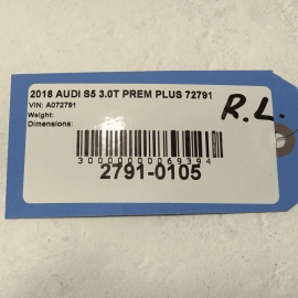 2018-2024 AUDI S5 REAR LEFT DRIVER SIDE TRUNK TAILGATE LIFTGATE HINGE OEM
