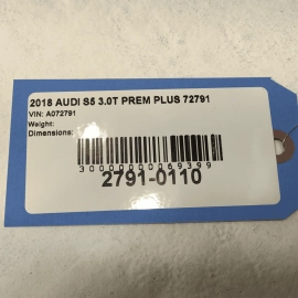 2018-2019 AUDI S5 HOMELINK GARAGE DOOR OPENER BRACKET OEM