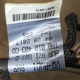 2018-2021 AUDI S5 A5 REAR RIGHT PASSENGER SIDE DOOR WIRE WIRING HARNESS OEM