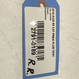 DEFECT! 2018 - 2022 AUDI S5 A5 REAR PASSENGER SIDE DOOR WINDOW BELT MOLDING OEM