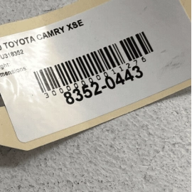 TOYOTA CAMRY XSE 2018 - 2023 2.5L NEGATIVE BATTERY CABLE WIRE WIRING HARNES