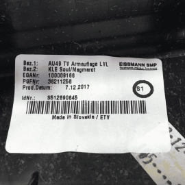 2018 - 2019 AUDI S5 A5 SPORTBACK FRONT DRIVER SIDE DOOR PANEL ARMREST COVER OEM