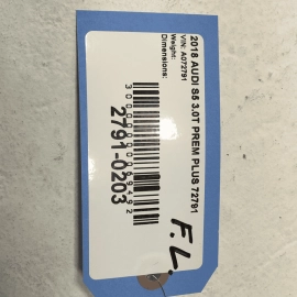 2018 - 2019 AUDI S5 A5 SPORTBACK FRONT DRIVER SIDE DOOR PANEL ARMREST COVER OEM