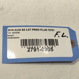 PAINTED! 2018-2024 AUDI S5 A5 FRONT DRIVER SIDE DOOR WINDOW BELT MOLDING OEM