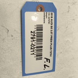 2018-2024 AUDI S5 A5 SPORTBACK LEFT DRIVER SIDE B PILLAR APPLIQUE MOLDING OEM