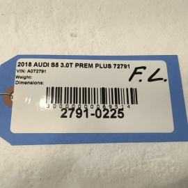 2018-2024 AUDI S5 A5 SPORTBACK FRONT DRIVER SIDE EXTERIOR DOOR HANDLE OEM LZ7S
