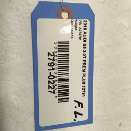 2018-2024 AUDI S5 A5 SPORTBACK FRONT DRIVER SIDE DOOR CORNER MOLDING COVER OEM