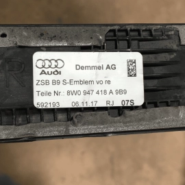 2018-2024 AUDI S5 SPORTBACK FRONT PASSENGER DOOR SILL SCUFF PLATE TRIM PANEL OEM