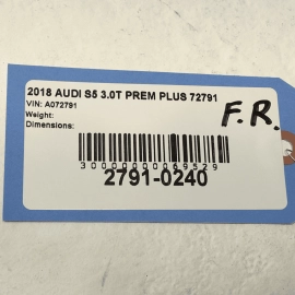 2018-2024 AUDI A5 S5 SPORTBACK FRONT RIGHT PASSENGER SIDE DOOR WIRE HARNESS OEM