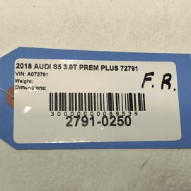 18-2024 AUDI S5 SPORTBACK FRONT PASSENGER SIDE DOOR CONTROL MODULE OEM 1PCS