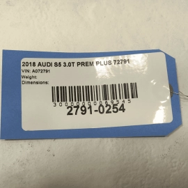 2018-2024 Audi S5 Sportback Steering Column Lower Intermediate Shaft OEM