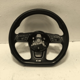 2018-2024 AUDI S5 SPORTBACK STEERING WHEEL FLAT BOTTOM W/ PADDLES SHIFT OEM