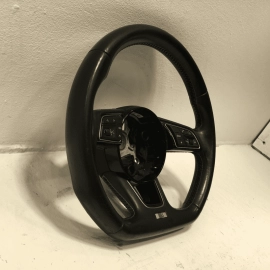 2018-2024 AUDI S5 SPORTBACK STEERING WHEEL FLAT BOTTOM W/ PADDLES SHIFT OEM