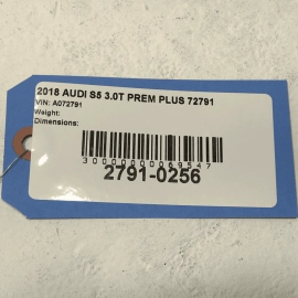 2018-2024 AUDI S5 SPORTBACK STEERING WHEEL FLAT BOTTOM W/ PADDLES SHIFT OEM