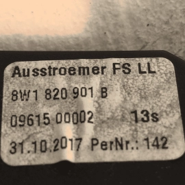 2018-2024 AUDI S5 SPORTBACK DASHBOARD LEFT SIDE OUTER AC AIR VENT GRILLE OEM