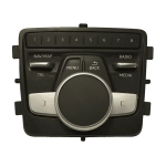 2018-2019 AUDI S5 SPORTBACK CENTER CONSOLE MEDIA CONTROL SWITCH PANEL OEM