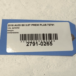 2018-2024 Audi S5 Sportback A5 Quattro S5 Front Left A-Pillar Loud Speaker OEM