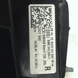 2018 - 2019 AUDI S5 A5 REAR RIGHT PASSENGER SIDE INNER TAILLIGHT LIGHT LAMP OEM