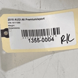 AUDI A6 Quattro 2012 - 2018 S6 REAR LEFT DRIVER SIDE DOOR ACCESS COVER PANE