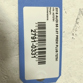 2018 - 2019 AUDI S5 A5 FRONT WINDSHIELD LANE KEEP ASSIST CAMERA OEM