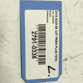 2018-2024 AUDI S5 A5 SPORTBACK LIFTGATE BACK DOOR DRIVER SIDE CORNER COVER OEM