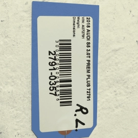 2018-2024 AUDI A5 S5 SPORTBACK LATCH REAR DRIVER SIDE CENTER SEATBELT BUCKLE OEM