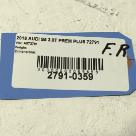 2018 - 2024 AUDI S5 A5 HOOD BONNET RIGHT SIDE SAFETY CATCH LATCH LOCK OEM