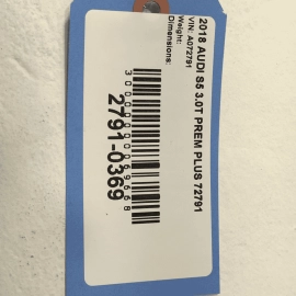 2018-2025 AUDI S5 SPORTBACK ALL WEATHER FLOOR CARPET LINER MAT OEM SET OF 4 PCS