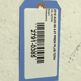 2018-2024 AUDI A5 S5 SPORTBACK REAR CENTER LOUD SPEAKER SUBWOOFER BASE BOX OEM