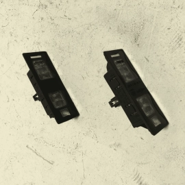 2018-2024 AUDI S5 A5 REAR LEFT + RIGHT LICENSE PLATE LIGHT LAMP OEM SET OF 2 PCS