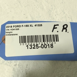 15-2020 FORD F-150 Front Passenger Side Door Window Belt Inner Weatherstrip OEM