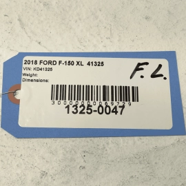 18-2020 FORD F-150 3.3 XL FRONT DRIVER SIDE UPPER DEFLECTOR GUARD SHIELD OEM