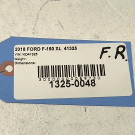 18-2020 FORD F-150 3.3 XL FRONT PASSENGER SIDE UPPER DEFLECTOR GUARD SHIELD OEM