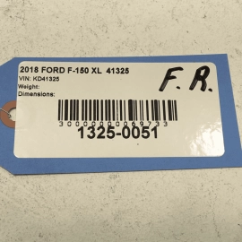2018 -2020 FORD F-150 XL FRONT PASSENGER SEAT BELT RETRACTOR * GRAY* OEM