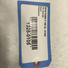 2015-2023 FORD F150 TAILGATE LIFTGATE TRUNK EMBLEM LOGO BLUE CHROME OEM