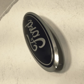2015-2023 FORD F150 TAILGATE LIFTGATE TRUNK EMBLEM LOGO BLUE CHROME OEM