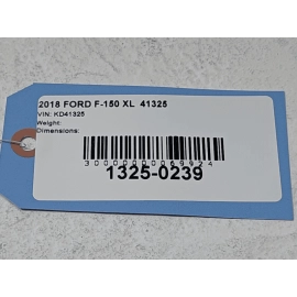 2018 FORD F-150 3.3L RWD  FLOOR BODY WIRE WIRING HARNESS OEM