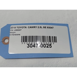 TOYOTA CAMRY 2.5L ENGINE COMPUTER CONTROL ECM ECU MODULE 2018-2019 OEM