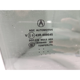 2014-2020 ACURA MDX REAR RIGHT PASSENGER SIDE DOOR WINDOW GLASS OEM