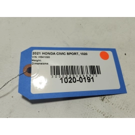 2019-2021 HONDA CIVIC SEDAN LEFT DRIVER SIDE ROCKER PANEL SKIRT MOLDING OEM