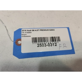 2016-2018 Audi S6 Front Right Passenger Door Interior Trim Panel OEM