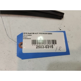 2016-2018 Audi S6 Front Right Passenger Door Window Run Channel OEM