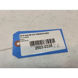 2016-2018 Audi S6 Rear Right Passenger Door Interior Trim Panel OEM