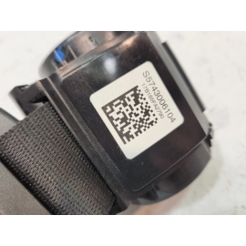 18-2023 BMW 530E G30 REAR SECOND ROW CENTER SEAT BELT SEATBELT BLACK OEM