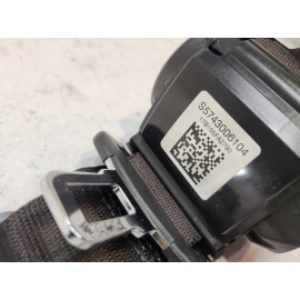 18-2023 BMW 530E G30 REAR SECOND ROW CENTER SEAT BELT SEATBELT BLACK OEM